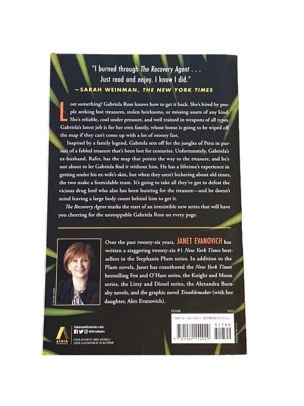 The Recovery Agent Paperback Book Janet Evanovich